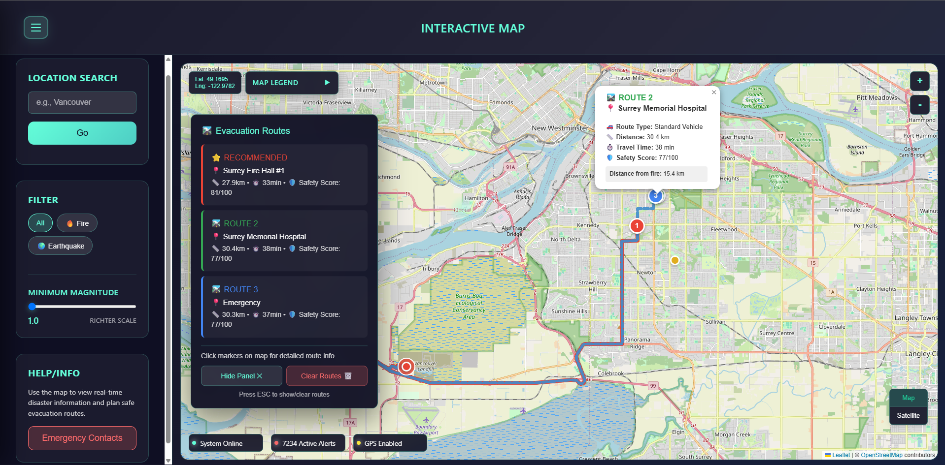 Disaster Alert System (Web Application)